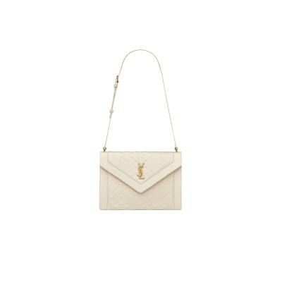 YSL GABY SATCHEL IN QUILTED LAMBSKIN 6688631EL079207 (26*18*5cm)